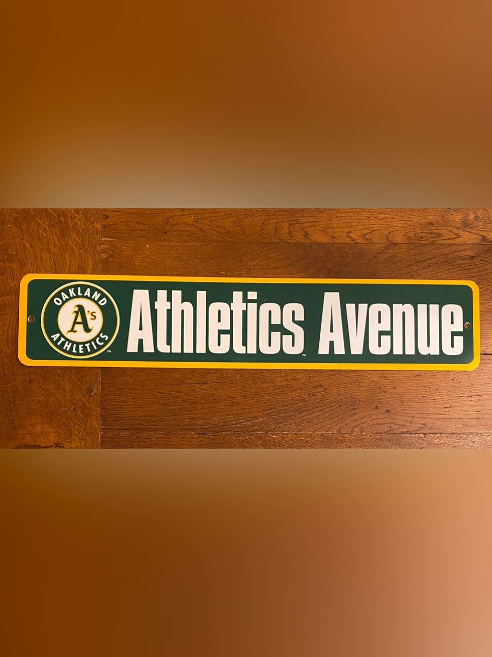 VTG 2002 Oakland Athletics Avenue Street Sign Novelty MLB Baseball Decor A's